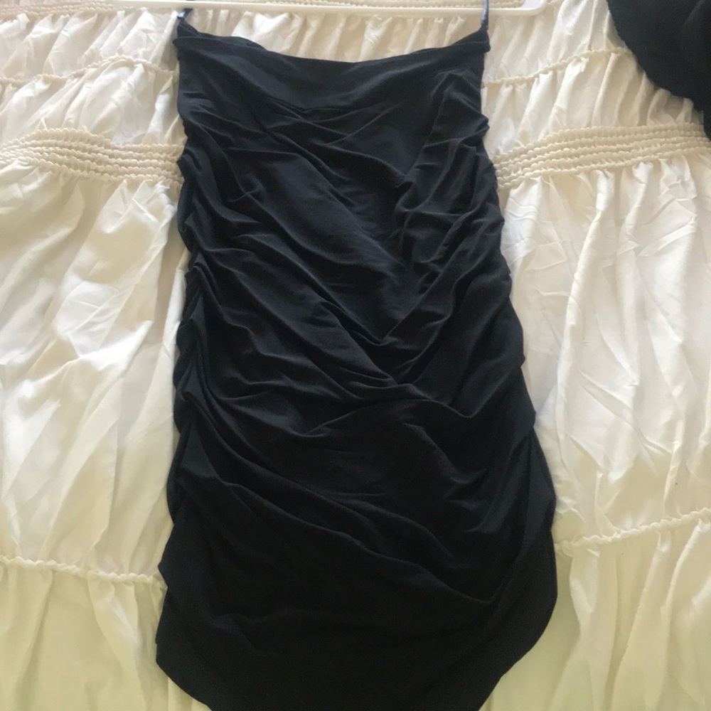 Strapless bebe dress